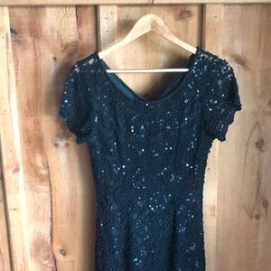 Black vintage party dress